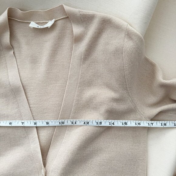 A.L.C Merino Wool Long Cardigan in Cream, size Small (fits XS/S) - Picture 7 of 7